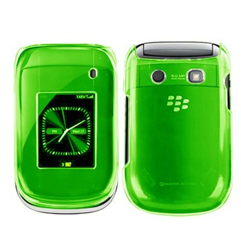 Crystal Green Hard Case / Cover / Shell for RIM Blackberry Style 9670