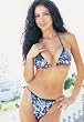 Sequined Bikini Thong Set (Black/Purple-One Size)