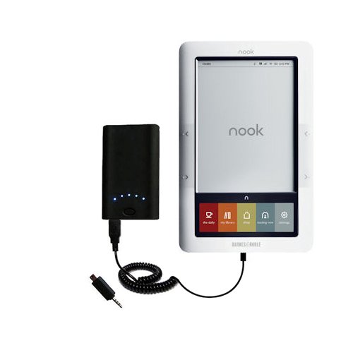 High Capacity Rechargeable External Battery Pocket Charger for the Barnes and Noble nook Original eBook eReader - uses Gomadic TipExchange Technology