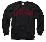Arkansas Razorbacks Black Arch Crewneck Sweatshirt