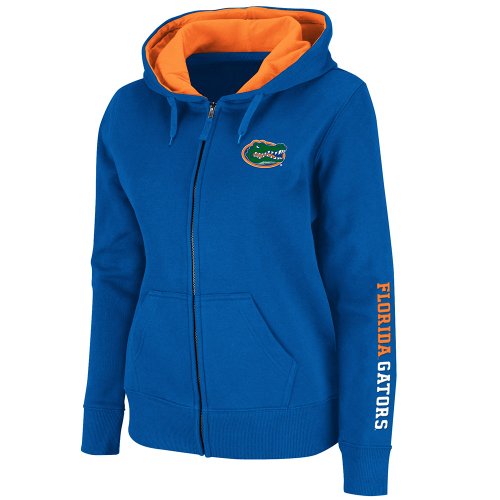 NCAA Florida Gators Titan Full Zip Fleece Hoodie (Royal, Medium)