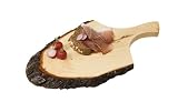 Produkt-Bild: Kesper 61205 Rinden Servierbrett Erle 30-35 x 18 x 2 cm
