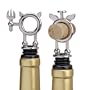 Saint & Sinner Wine Bottle Stoppers in Gift Box - Set of 2