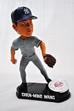 New York Yankees Official MLB #40 Chien-Ming Wang grey jersey rare Blatinum base Korean pitcher action Bobble Head