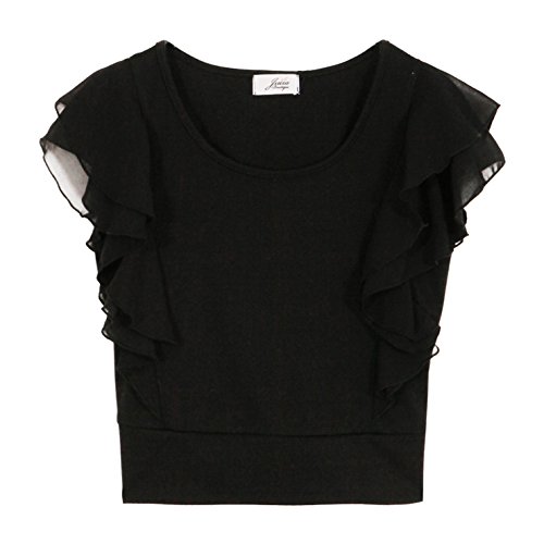 (ジュリアブティック) JULIA BOUTIQUE シフォンフリル袖 トップス レディース [16157]