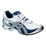 ASICS Men’s GEL-Frantic 5 Running Shoe,White/Carbon/Navy,9.5 M US