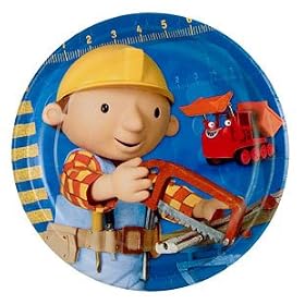 Party Supplies - Bob the Builder 7 Dessert Plates (8) by Birthday Express