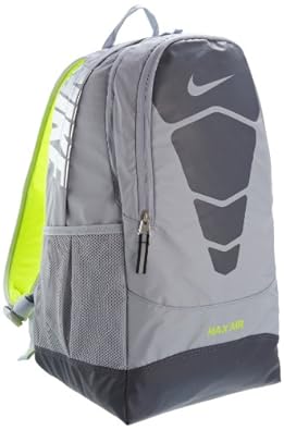0 The Nike Team Training Vapor Max Air Backpack Wolf Grey/Dark Grey/Metallic Silver ...