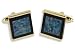 Cufflinks - Opal and Onyx Center
