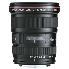 Canon EF 17-40mm f/4L USM Ultra Wide Angle Zoom Lens for Canon SLR Cameras