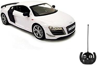 XTR Toys Showcase Select White Radio Control R/C Audi R8 GT Models Car Vehicle Hobby Full Function Electric 1:14 Scale Ready to Run RTR 40MHz
