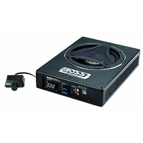 Boss BASS900 8 inch Low Profile Amplified Subwoofer with Remote