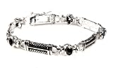 STUDIO 925: *BLACK DIAMOND CZ BEZEL BRACELET*