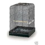 125BL Black Parrot Cage 20 in x 20 in x 29 in by Prevue