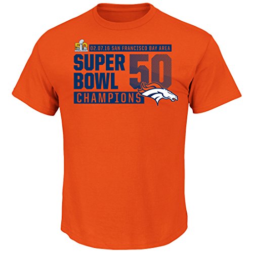 Majestic NFL Denver Broncos Super Bowl 50 'Winners Take VIII' Short Sleeve Tee