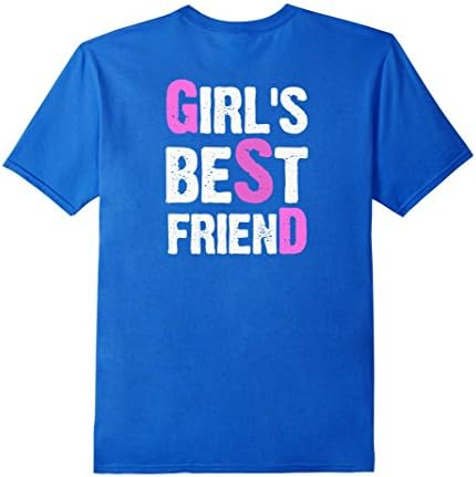 German Shepherd Girl's Best Friend T-Shirt  - Male Large - Royal Blue