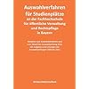 Auswahlverfahren 2012 f�r die Studienpl�tze an der Fachhochschule f�r �ffentliche Verwaltung und Rechtspflege in Bayern