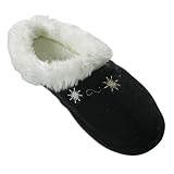 Private Label - Ladies Mule Slipper, Black, White