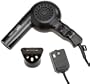 Jerdon JWP12B Pro Style Hair Dryer, 6-Foot Straight Cord, Black