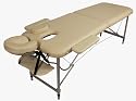 Massageliege / Massagebank ALU, nur 10kg, mit viel Zubehör, Topqualität, creme