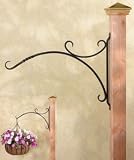 Forged 24 In Olde English Heavy-Duty Bracket, 1/2 In Sq Black