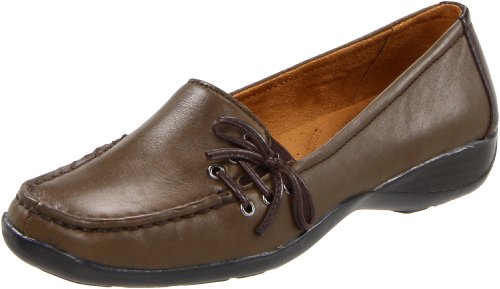 Naturalizer Women's Corrin Loafer,Olive/Ox Brown Leather,9 M US