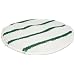 Rubbermaid Commercial FGP26700 Low Profile Bonnet with Green Scrub Strips, 17" Diameter, White