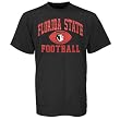 NCAA Florida State Seminoles (FSU) Black Old School Football Short Sleeve T-shirt