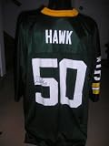 A J Hawk signed autographed authentic jersey Packers