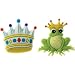 Jibbitz Charms - Standard Pack - Blue Crown & Frog Prince