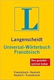  : Langenscheidt Universal-Wörterbuch Französisch: Französisch-Deutsch / Deutsch-Französisch