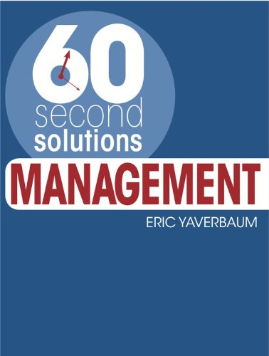 60 Second Solutions: Management