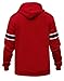 Men's Ohio State Buckeyes Athletic Hoodies Sporty Sweatshirts - Red