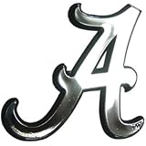 Alabama Crimson Tide NCAA Chrome 3D for Auto Car Truck Emblem Decal Sticker College Officially Licensed Team Logo