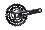 SRAM Crank S600 9-Speed 3.0 Powerspline 175mm 44T 32T 22T (Black)