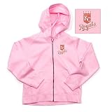 Kansas City Royals MLB Girls Lucky Full Zip Hooded Jacket (Pink)