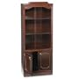 DMi Governor�s Series Bookcase w/ Doors, 3 Shelves, 30w x 14d x 74h, Mahogany