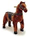 Toys : Rolling Horse - Brown (26")