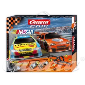 Childrens Toyshop  Toys : Carrera Go!!! NASCAR Slot Car Set