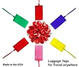 Jelly Luggage Tags - 3 Translucent Luggage Tags in Popular Colors