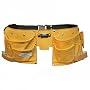 Silverline 395015 11 Pocket Leather Double Tool Pouch