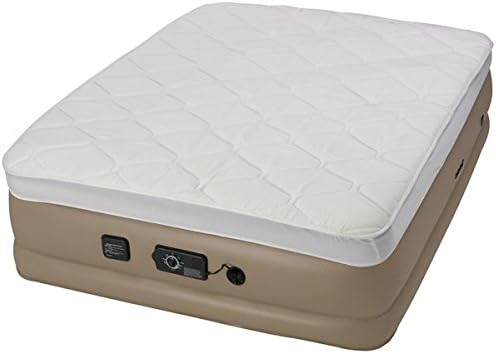 Instabed Raised Pillow Top Queen-size Airbed with NeverFlat Pump, 840018
