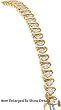 Stunning Lady's 1.00ctw. Yellow Gold Diamond Tennis Bracelet