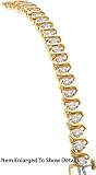 Stunning Lady's 1.00ctw. Yellow Gold Diamond Tennis Bracelet