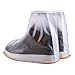 Boseen 1 Pair of Men Anti-slip Reusable Rain Shoe Covers Waterproof Shoes Overshoes Boot Gear (XL)