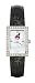 Cleveland Indians Ladies Allure Black Leather Strap Watch