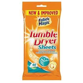 40 Tumble Dryer Sheets,Conditions,Softens & Freshens