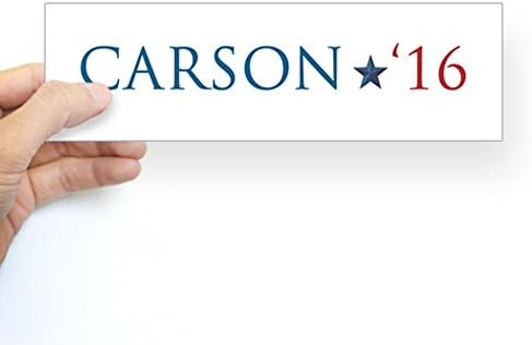 CafePress Ben Carson 2016 Bumper Sticker Sticker Bumper - Standard White