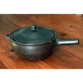 Solay Gourmet Pomaire Clay Fondue, Stew or Sauce Pot with Lid - Certified Fair Trade