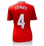 Phil Jones signed Manchester United home shirt – 2011/12